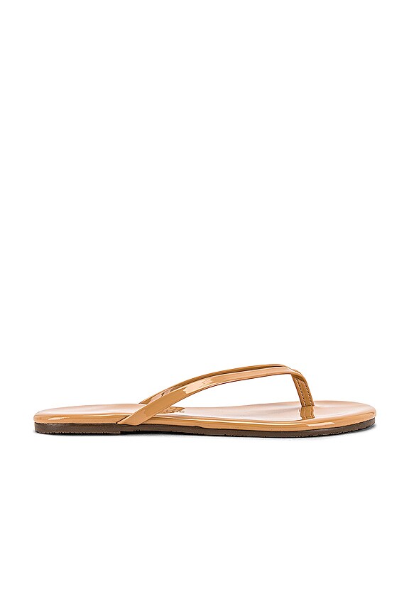 TKEES Foundations Gloss Flip Flop in Butternut | REVOLVE