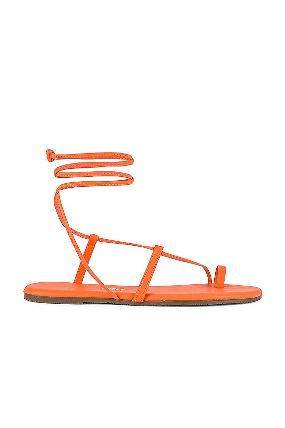 TKEES Jo Sandal in Tangerine REVOLVE