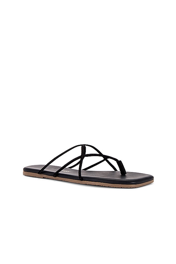 view 2 of 5 Bella Square Toe Sandal in Black