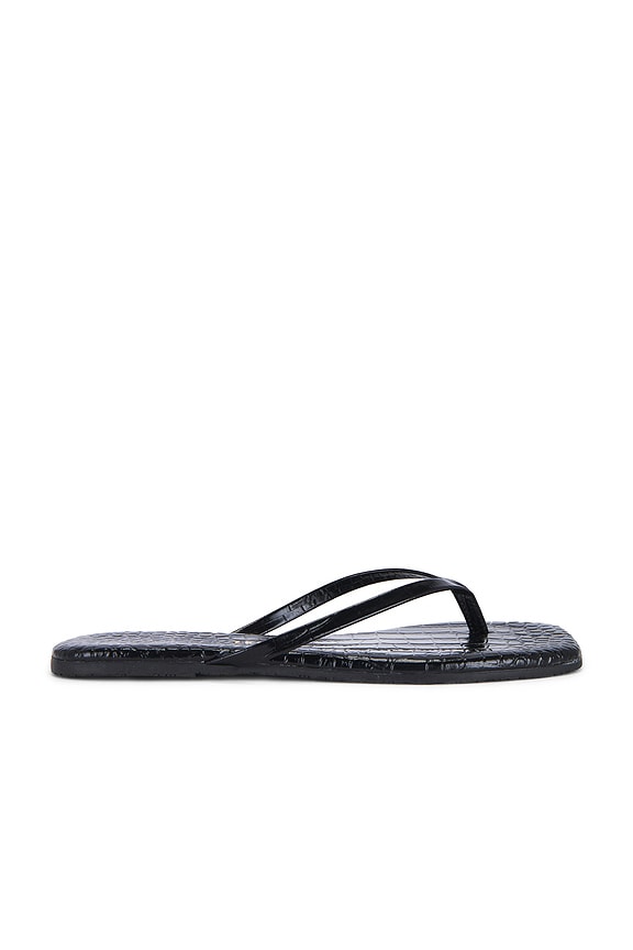 view 2 of 5 Square Toe Lily Sandal in Sable Croc