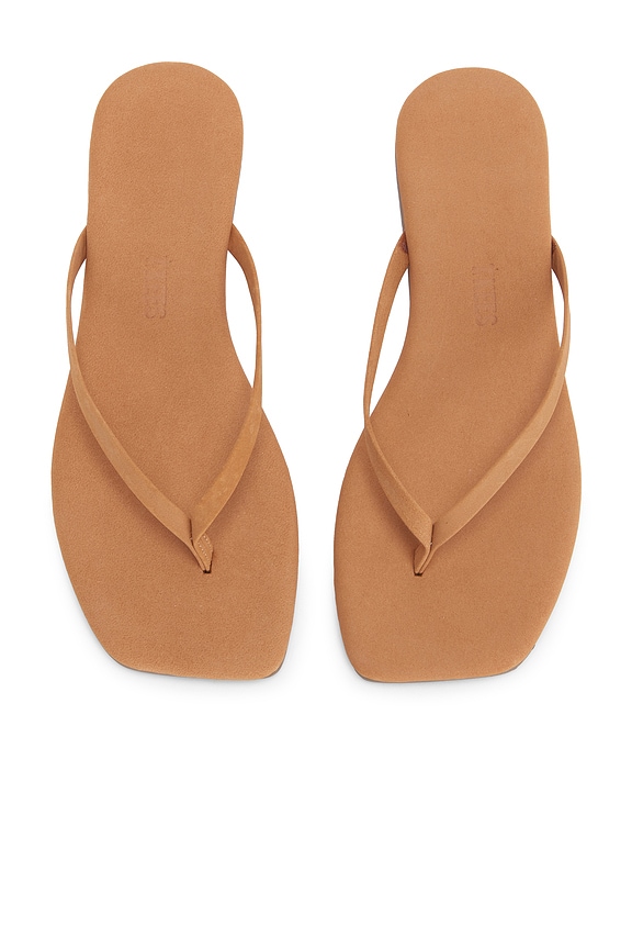 view 1 of 5 Square Toe Lily Suede Sandal in Pout