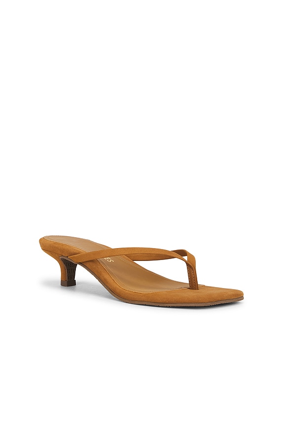 view 2 of 5 TACÓN JULIA in Camel Suede