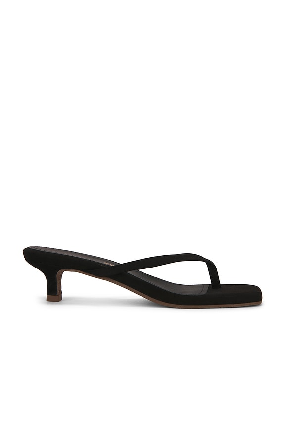 view 1 of 5 Julia Square Toe Suede Flip Flop in Sable Suede