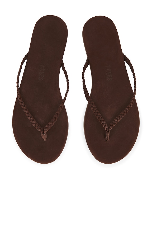 view 1 of 5 Lily Braid Sandal in Bourbon