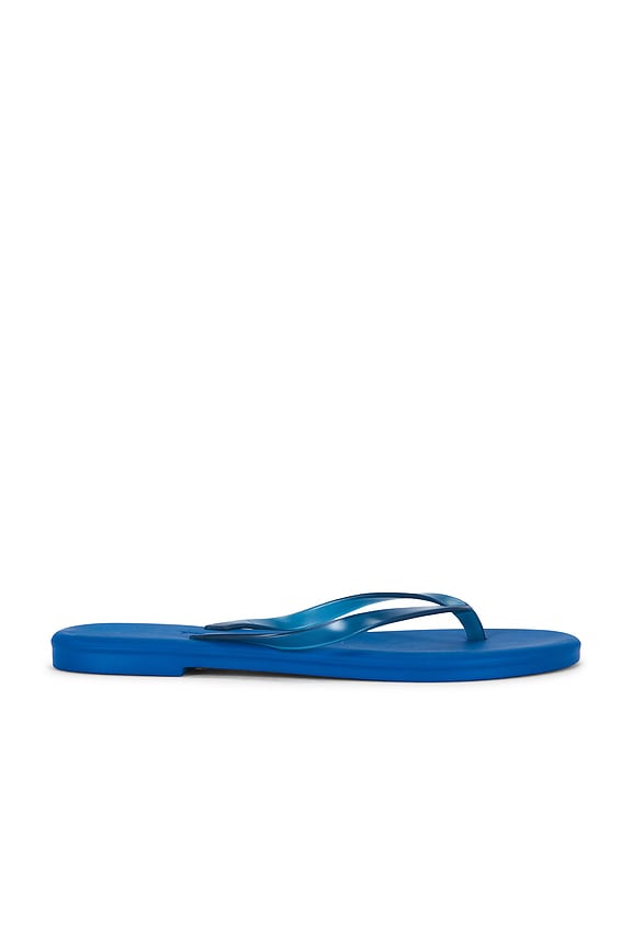 view 2 of 5 Aqua Flip Flops in Blue Rush