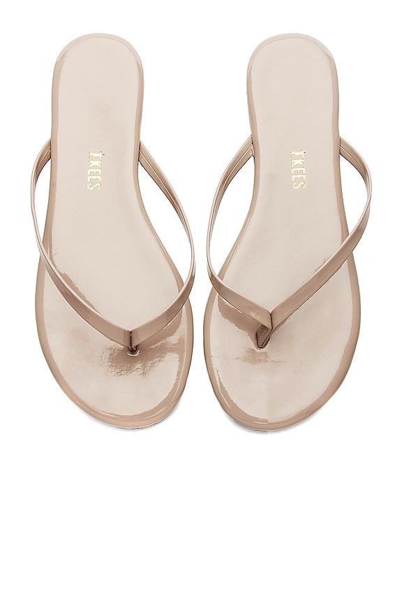 view 2 of 2 Glosses Flip Flop in Custard