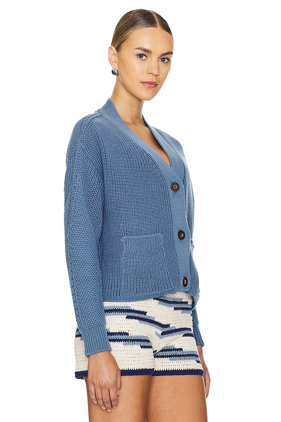 view 2 of 4 КАРДИГАН PREILA in Baltic Blue
