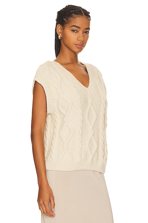view 2 of 4 Laime Vest in Oat Milk