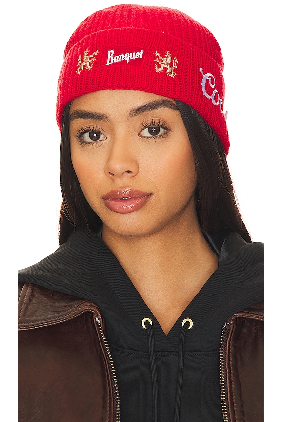 view 1 of 3 Coors Heritage Cashmere Beanie in Red