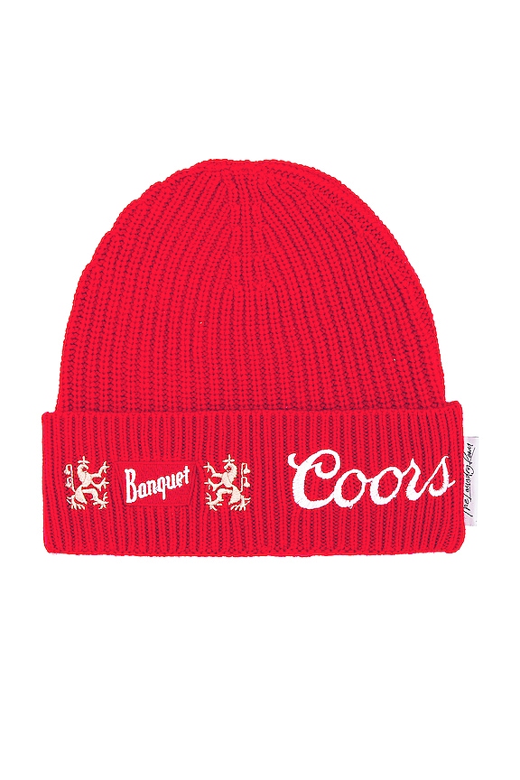 view 2 of 3 Coors Heritage Cashmere Beanie in Red