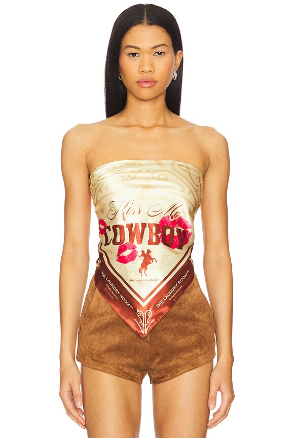 X Revolve Kiss Me Cowboy Bandana