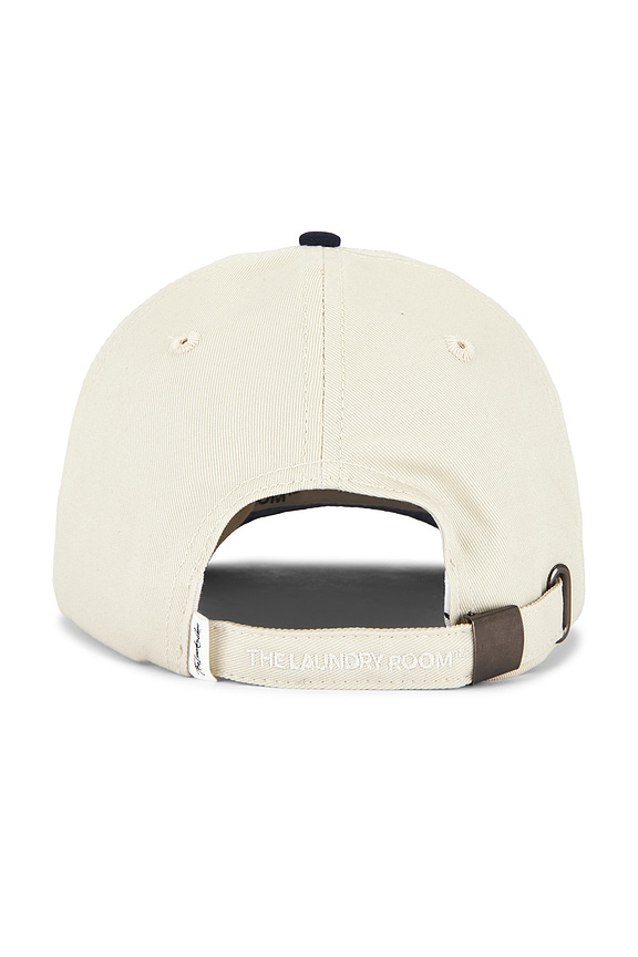 view 2 of 2 CASQUETTE DE BASEBALL WILD CAUGHT PAPA CAP in Bone & Navy