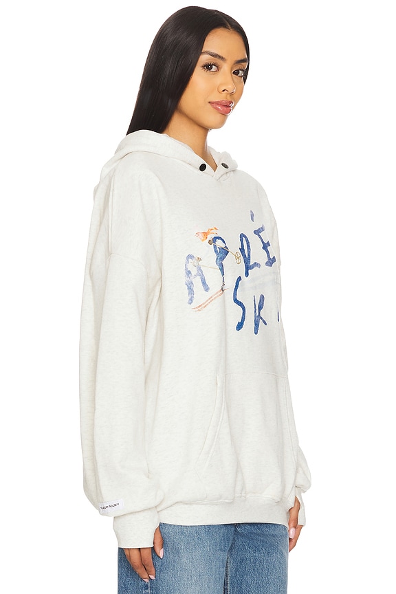 view 2 of 5 SWEAT À CAPUCHE APRES SKI SAVOIE FRANCE in Pebble Heather