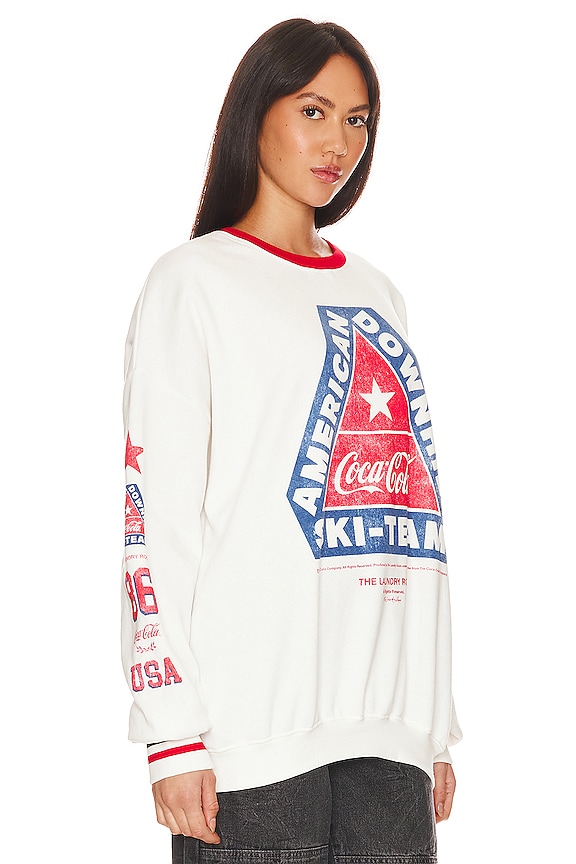 view 2 of 4 AMERICAN DOWNHILL SKI TEAM ジャンパー in White, Red, & Blue