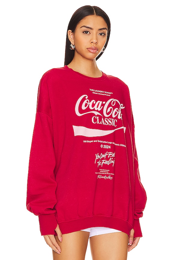 view 2 of 4 Coca Cola Official Jumper in Vintage Red