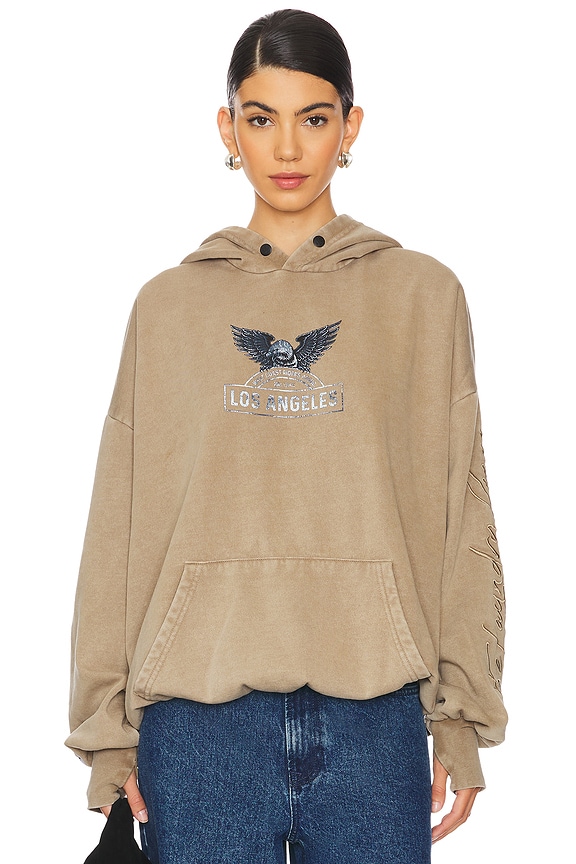 view 2 of 5 West Coast Riders Hideout Hoodie in Camel Gold