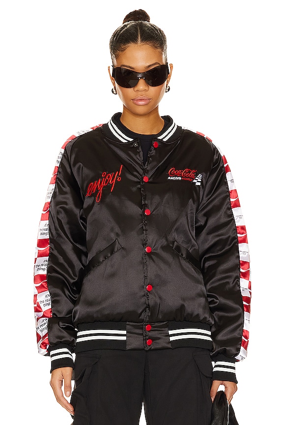 view 2 of 5 КУРТКА COCA COLA RACING STADIUM in Black, Red, & White