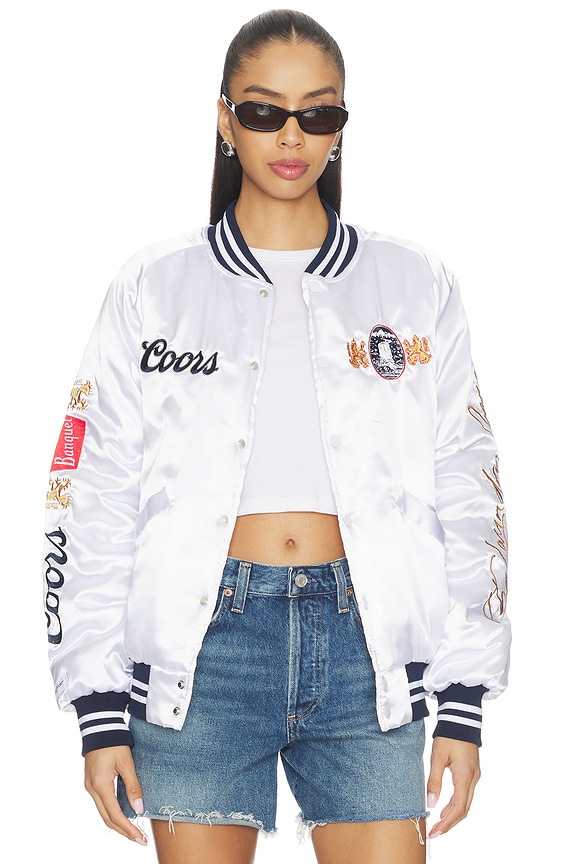 view 2 of 9 Coors Original 40oz Stadium Jacket Smu in White