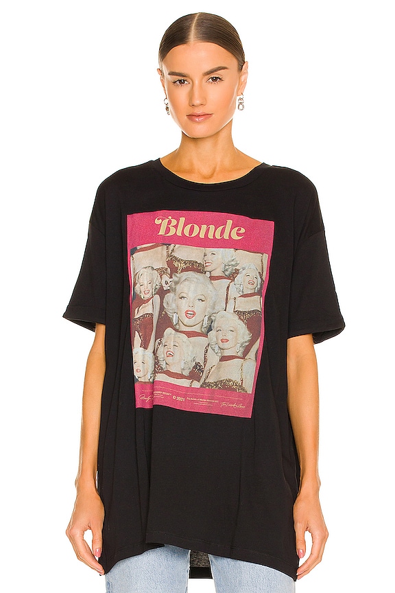view 2 of 5 T-SHIRT BLONDE ON BLONDE POSTER in Black