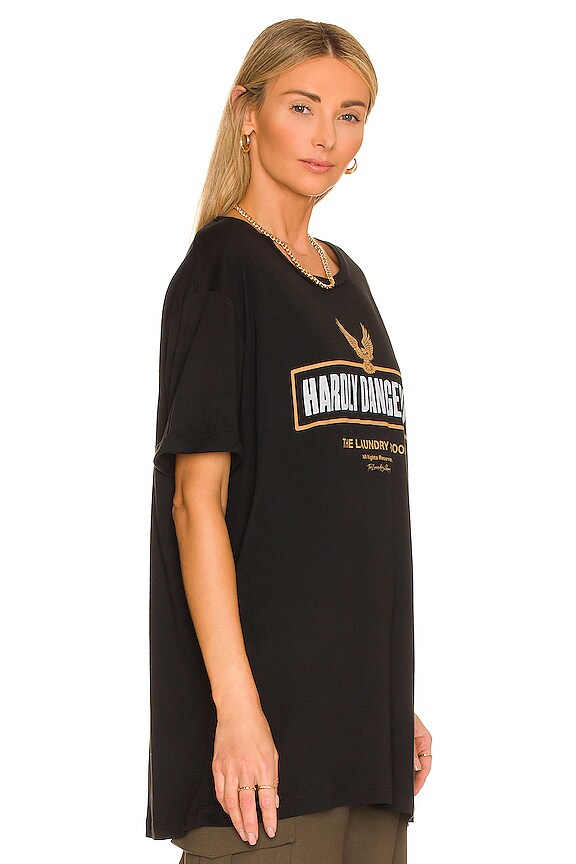 view 2 of 4 HARDLY DANGEROUS OVERSIZED 티셔츠 in Eclipse Black