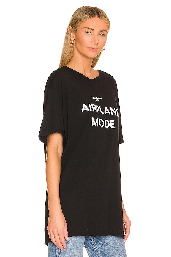 view 2 of 4 Airplane Mode Oversized Tee in Eclipse Black