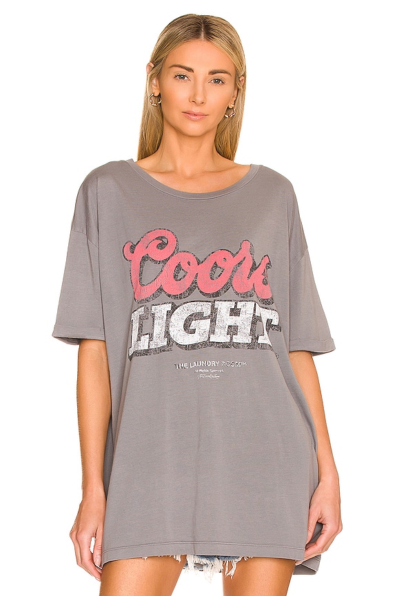 view 2 of 5 Coors Light Thrift Tee in Gravity Grey