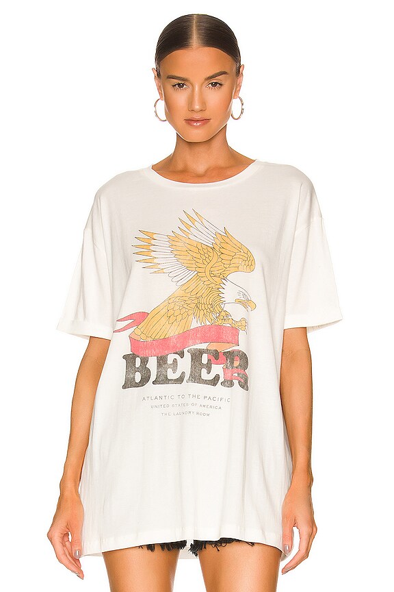 view 2 of 5 CAMISETA BEER BANNER OVERSIZED in Super Bright