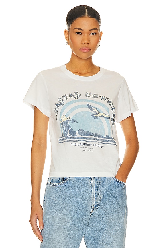 The Laundry Room Coastal Cowgirl Perfect Tee in White | REVOLVE