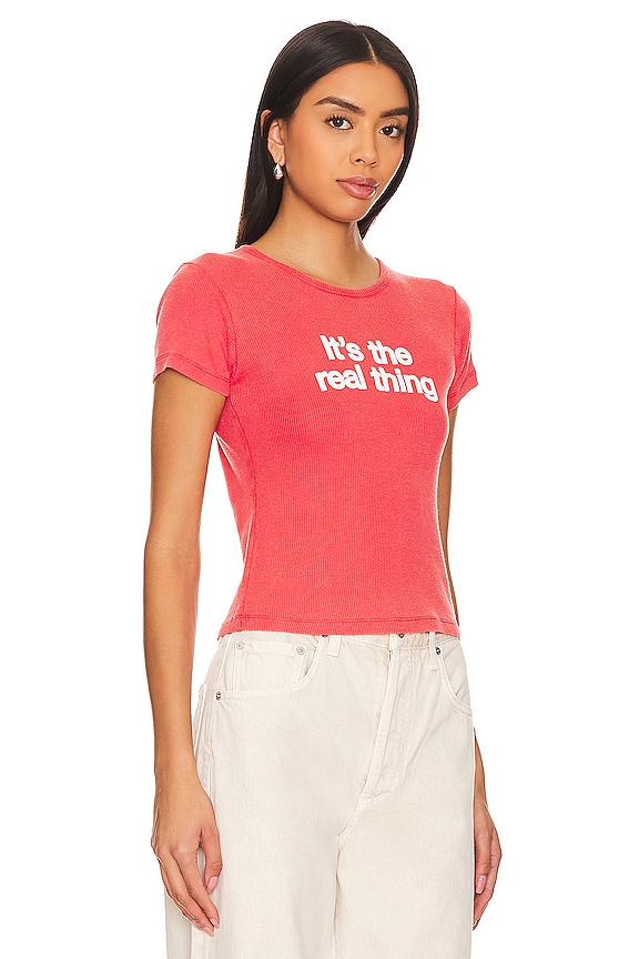 view 2 of 4 CAMISETA TIRANTES BABY IT'S THE REAL THING in Red