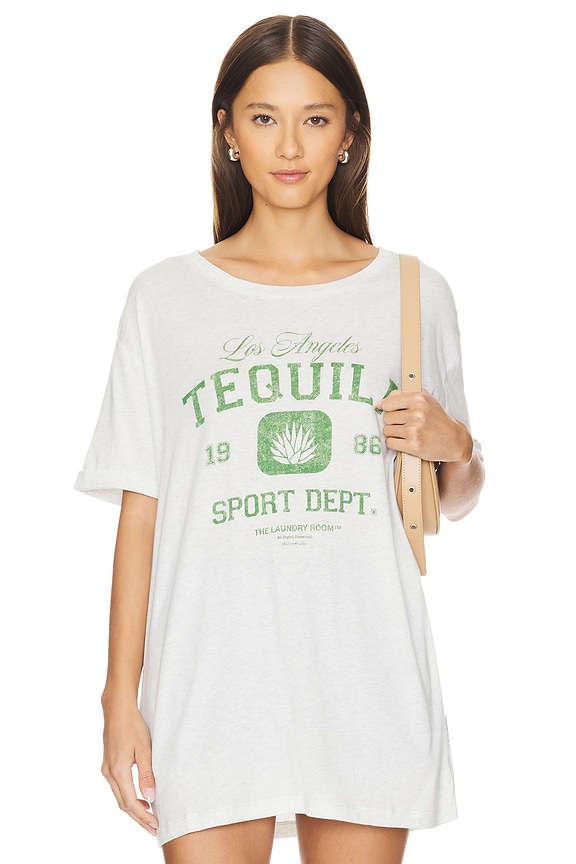 view 2 of 5 Tequila Sport Oversized Tee in Pebble Heather