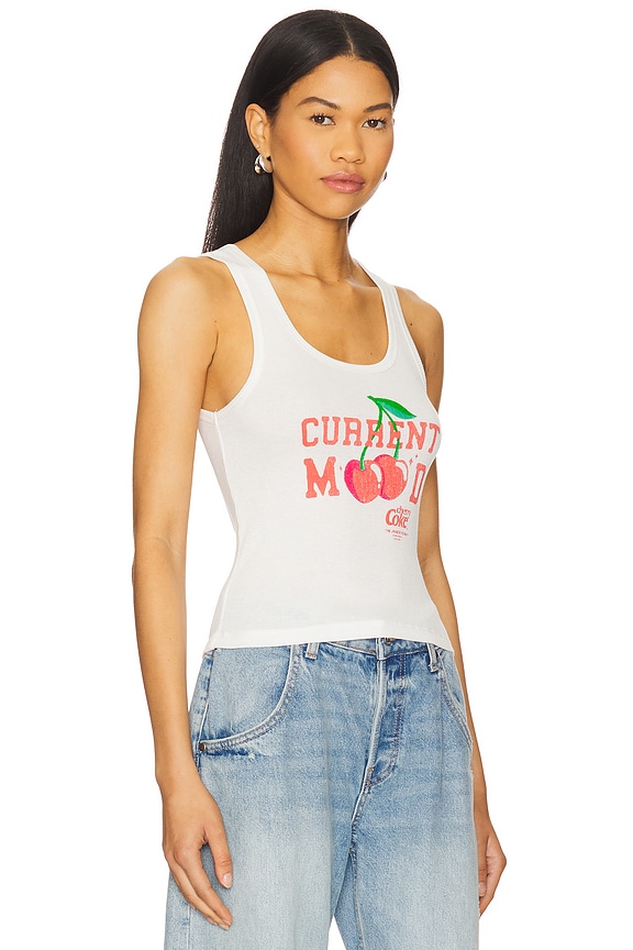 view 2 of 4 Current Mood Tank Top in White