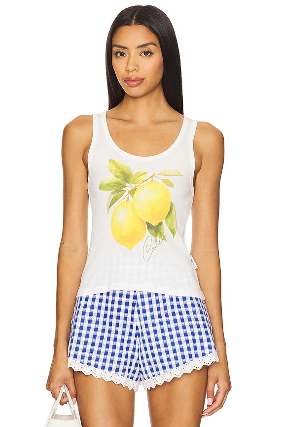 Fresh Lemoncello Rib Tank Top
