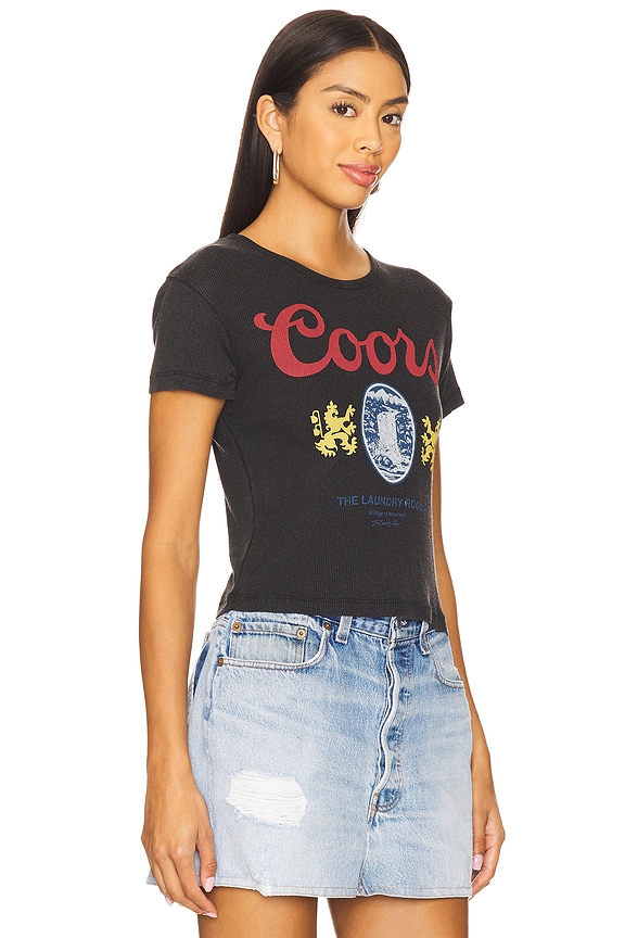 view 2 of 4 Coors Original Baby Tee in Black Snow