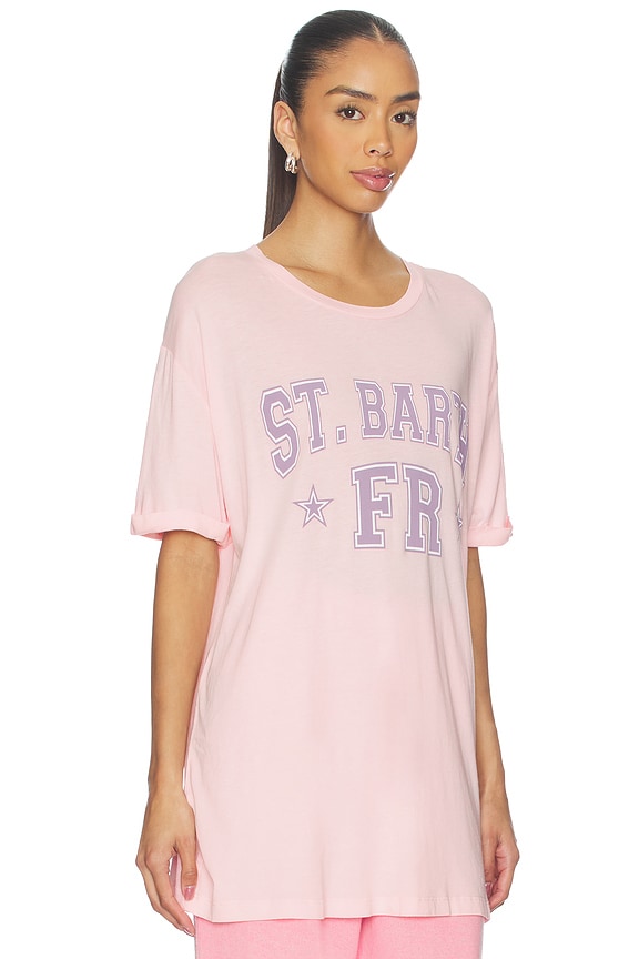 view 2 of 4 Saint Barth Fr Smu Oversized Tee in Blush Pink