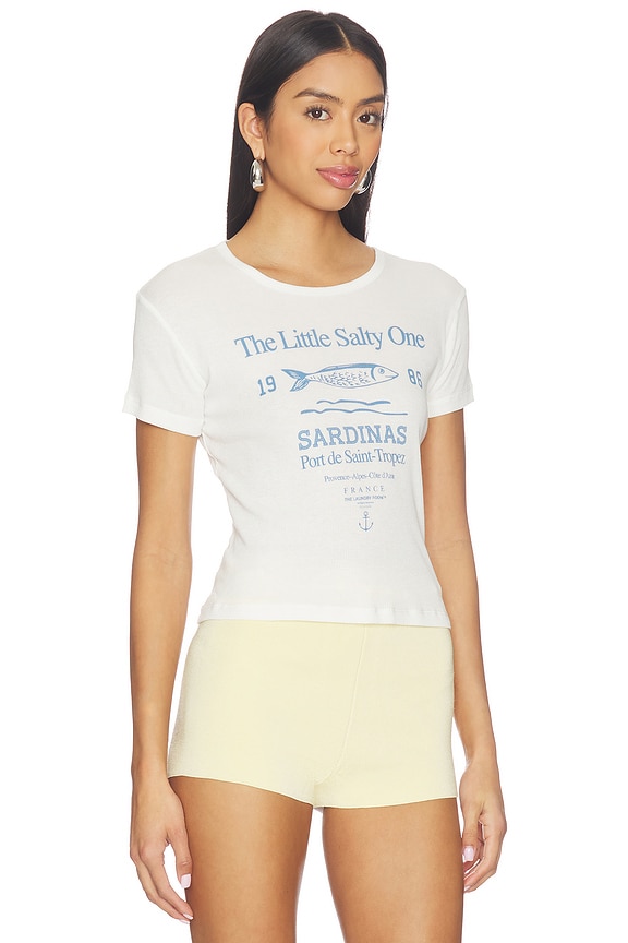 view 2 of 4 T-SHIRT BABY THE LITTLE SALTY ONE in White