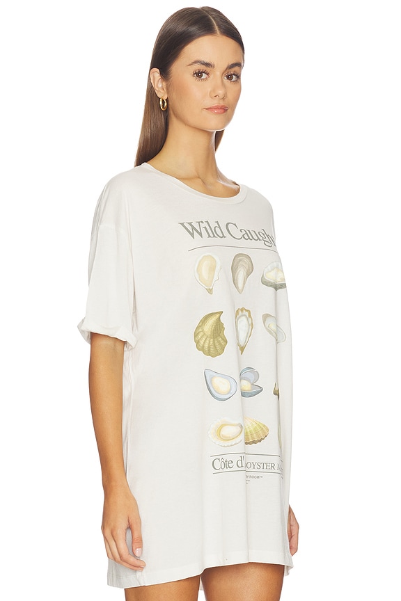 view 2 of 4 Wild Caught Oyster Market Oversized Tee in Bone