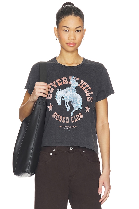 view 1 of 4 CAMISETA BEVERLY HILLS RODEO CLUB in Black Snow