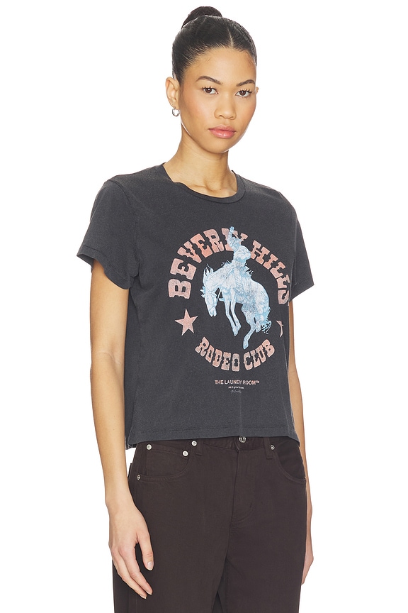 view 2 of 4 CAMISETA BEVERLY HILLS RODEO CLUB in Black Snow