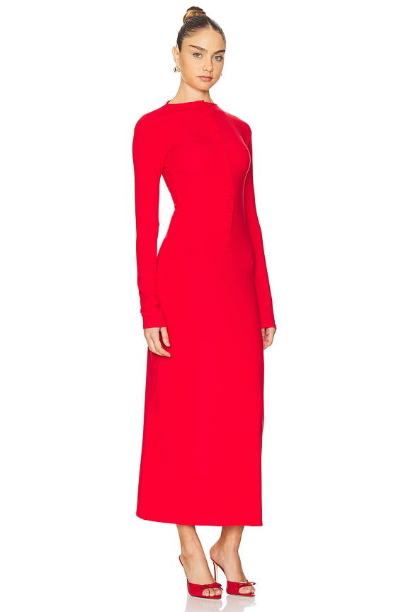 view 2 of 3 Leticia Dress in Red