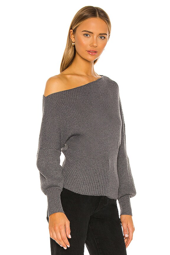 view 2 of 4 СВИТЕР LEON in Charcoal Grey