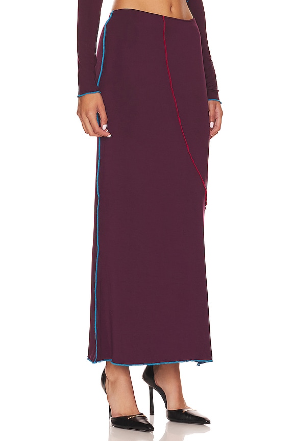 view 2 of 5 FALDA VANA in Oxblood