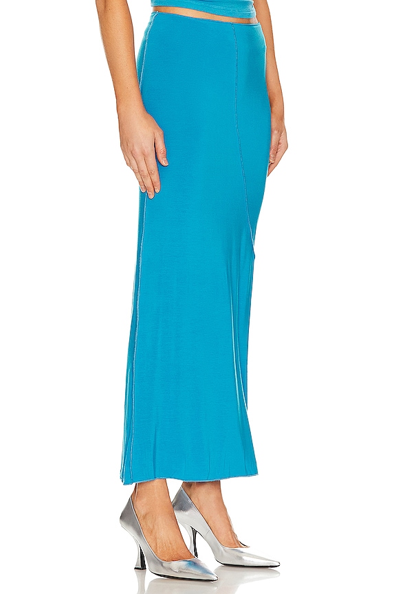 view 2 of 4 Vana Skirt in Electric Turquoise