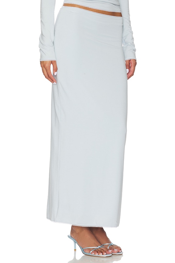 view 2 of 6 Solene Skirt in Powder Blue