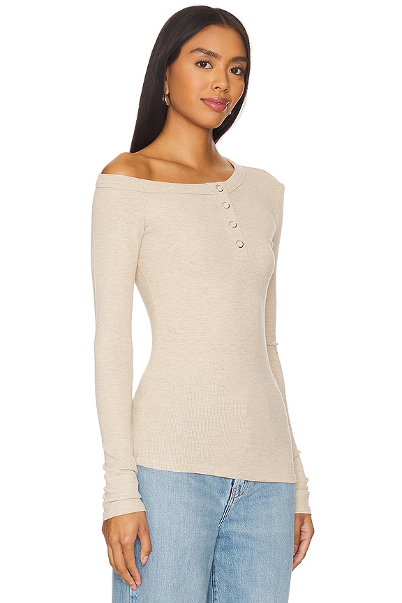 view 2 of 4 Harley Top in Beige Melange