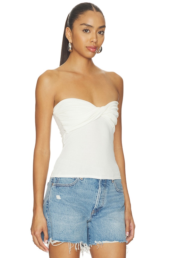view 2 of 5 Izzy Tube Top in White