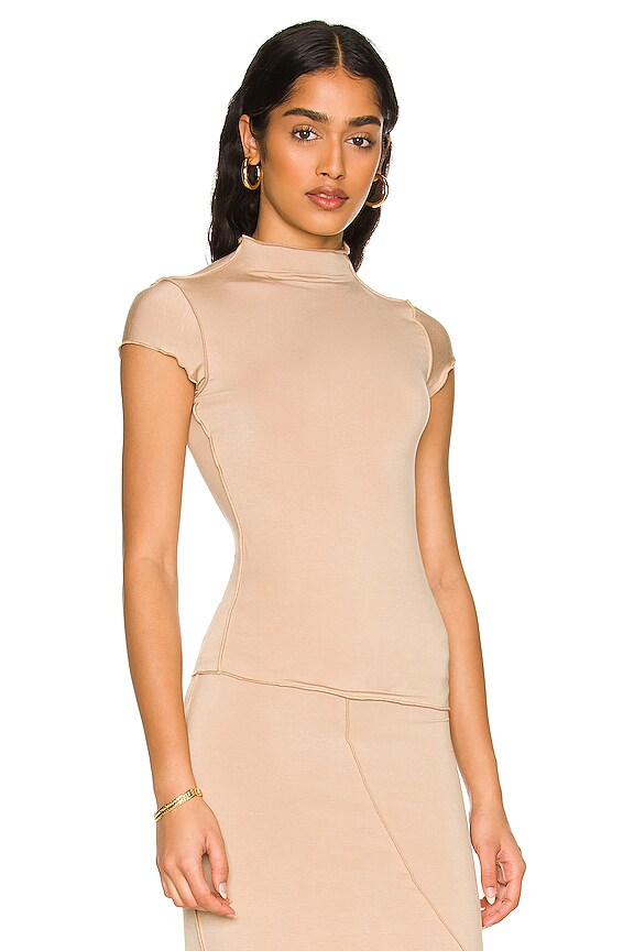 view 2 of 4 Reese Merrow Top in Beige