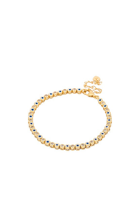 view 1 of 2 Evil Eye Bracelet in White