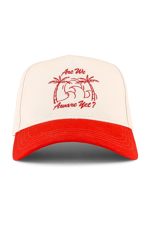 view 2 of 4 Are You Aware Yet Hat in Red & White