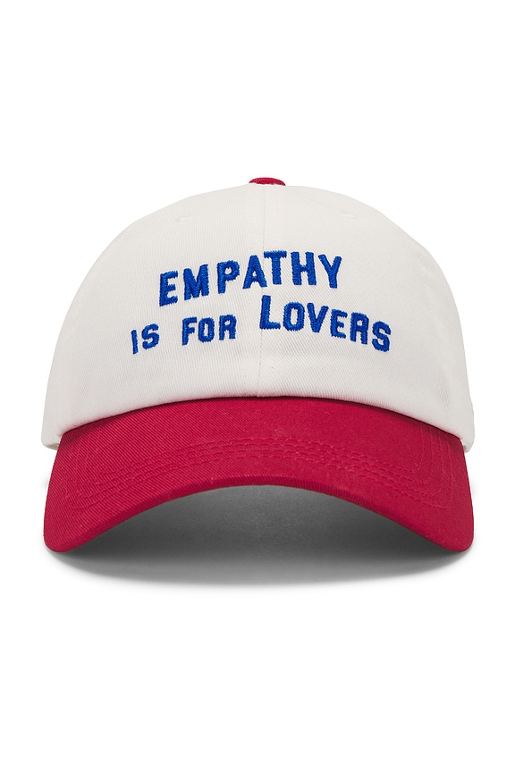view 2 of 4 SOMBRERO EMPATHY IS FOR LOVERS in Cream & Red