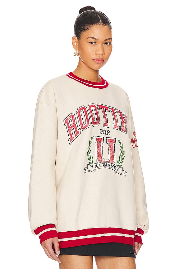 view 2 of 6 Rooting For U Sweatshirt in Tan